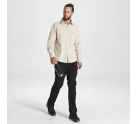 Craghoppers Craghopper Men's Kiwi Long Sleeved Shirt, Camiseta para Senderismo Hombre, Oatmeal,