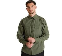 Craghoppers Expert Kiwi Long Sleeved Shirt Camisa Abotonada, Dk Cedar Grn, L Hombre