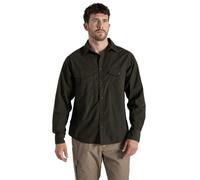 Craghoppers Expert Kiwi Long Sleeved Shirt Camisa Abotonada, Dk Cedar Grn, L Hombre