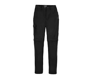 Craghoppers Expert Kiwi - Pantalones Convertibles para Mujer, Color Negro, Talla 10