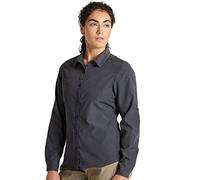Craghoppers Expert Womens Kiwi Long Sleeved Shirt Camisa Abotonada, Carbon Grey, 16 Mujer