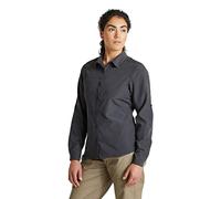 Craghoppers Expert Womens Kiwi Long Sleeved Shirt Camisa Abotonada, Carbon Grey, 16 Mujer