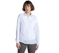 Craghoppers LS Shirt Kiwi III-Camisa de Senderismo de Manga Larga para Mujer, Blanco, 36