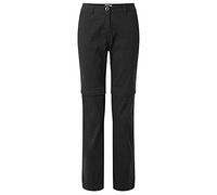 Craghoppers Kiwi Pro Conv Trousers, Pantalones para Senderismo Mujer, Black, 12L