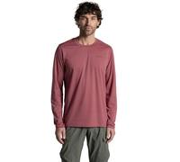 Craghoppers NosiLife ABEL - Camiseta de manga larga para hombre, Rojo Atlas, S