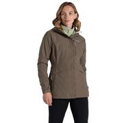 Craghoppers Womens Caldbeck Waterproof Jacket with Hood, Chaqueta impermeable con capucha Mujer, Wild Olive,