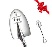 Crahalen Cadeau Papy,Cadeau Papi,Cadeau pour Papy,Cadeau Grand-Pere pour Fete des Peres Noel Cumpleaños Cucharas de café postre Helado