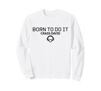 Craig David Born To Do It - Logotipo Negro pequeño Sudadera