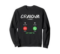 Craiova Llama a City Trip Rumania Emigración Sudadera