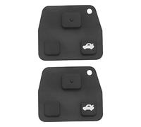 CRAKES Kit de reparación de llave remota de 3 botones de goma para Avensis