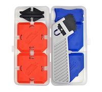 Cramer 40407DE - Juego de juntas de silicona 7 profesional con alisador de juntas y eliminador de silicona - Procesamiento sin detergente, no se pega