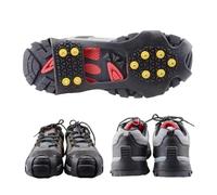 Crampones 1 par de 10 Dientes, Garra Hielo for Nieve, Escalada, Picos Antideslizantes, Tacos for Crampon, Cubierta for Zapatos Deportivos, Botas for Hombres y Mujeres, Funda for tamaño 25-48(L 40-45)