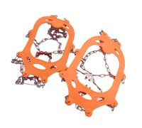Crampones antideslizantes para zapatos de hielo con picos para invierno al aire libre y esquí, 24 dientes, agarre para botas y zapatos de nieve
