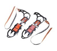 Crampones de 12 dientes, tacos de hielo, tacos de hielo, antideslizantes, nieve, agarre de hielo, tracción para caminar, zapatos, tracción para escalar, esquiar, agarres de hielo, crampones