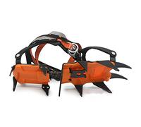 Crampones de Agarre para Zapatos de Hielo de 12 Dientes con Correas Ajustables, Tacos de Tracción para Nieve para Escalada, esquí de Montaña, Senderismo en Glaciares y Más, US