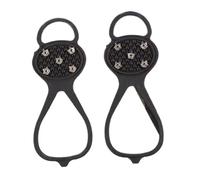 Crampones de Escalada 5 Puntas 1 par Nuevo 5/8 Dientes Pinza de Hielo Puntas Antideslizantes Tacos universales Crampones Nieve Invierno al Aire Libre para Escalada rocosa(9.5)