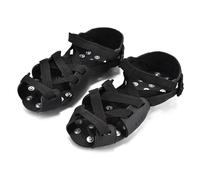 Crampones de Escalada Antideslizantes, 32 Tachuelas, Zapatos con Garras for Hielo y Nieve, Agarre Puntas, Equipo Invierno Exteriores Acero Inoxidable, 1 par para Botas y Zapatos, Crampones