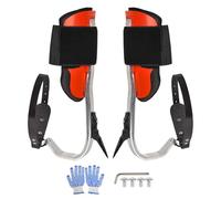 Crampones de escalada | Crampones de aleación de aluminio para árboles | Kit arnés guante de mano | para jungla de frutas deportes de interior