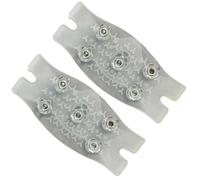 Crampones de hielo, 2 piezas antideslizantes para senderismo de invierno - Crampones de invierno para zapatos de senderismo y estropelado | para actividades al aire libre trabajo árbol de árbol tiempo