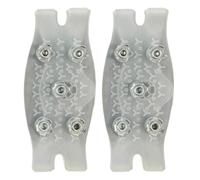 Crampones de hielo de 2 piezas - tacos de senderismo antideslizantes, zapatos de tracción | zapatos con asa para clima frío de invierno, pinzas para caminar, montañismo, , aventuras