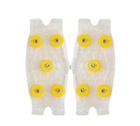 Crampones de hielo para botas - Asas de tracción de TPE, puntas antideslizantes para nieve de invierno, diseño de tachuelas de acero | Ideal para caminar, senderismo, trekking y cuello