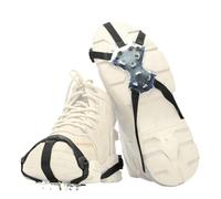 Crampones de Hielo para Zapatos | Garras de tracción de 11 Puntas, Plantillas Antideslizantes para Botas de Invierno con Puntos, para Senderismo al Aire Libre Caminar Escalada Tiempo Frío