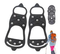 Crampones de tracción para zapatos nieve hielo antideslizantes tracción | Crampones antideslizantes para zapatos de nieve senderismo caminata senderismo alpinismo Trail Running escalada pesca Inv