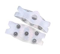 Crampones De Traction - Glace Pinces Neige, Accessoire Chaussure Botte Hiver Escalade Antidérapant | Semelles Pointes Acier Portables Sport Montagne Pour Marche Nordique Randonnée Chasse Pêche