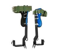 Crampones, equipo de escalada de árboles, juego de picos de escalada de árboles, con correa para el pie + correa para el tobillo, capacidad de carga de 100 kg, para cazadores, productores agrícolas,