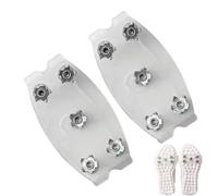 Crampones Hielo Zapatos,Agarres Antideslizantes Transparentes para Calzado - Crampones Antideslizantes De Tracción,para Hombres, Mujeres, Principiantes, Caminar, Senderismo, Escalada,