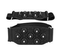 Crampones para botas de senderismo - Equipo ligero de 107 g, correa de 44 cm de longitud desplegada; Crampones de alpinismo semántico profundo de invierno; Correas de tela de material secundario |