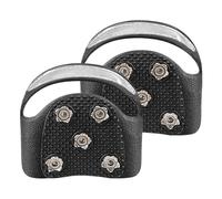 Crampones para botas de senderismo, tacos de hielo para zapatos - Crampones de hielo de acero inoxidable, zapatos de nieve, punta antideslizante | Crampones de escalada manijas de nieve Reflecissa