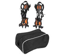 Crampones para Escalar en Hielo, Deportes al Aire Libre portátiles 10 Crampones dentados para Nieve, Pinza de Hielo Antideslizante