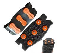 Crampones para nieve, 2 unidades, agarres antideslizantes con correas ajustables | Crampones de zapatos para nieve y hielo, para caminar, senderismo, invierno, escalada, correr, hombres, mujeres
