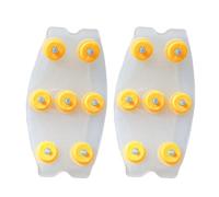 Crampones para zapatos, 7 dientes antideslizantes, agarre universal invisible para nieve, herramienta de escalada, equipo de seguridad al aire libre, para hombres y mujeres, deportes, jardín, parque