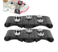 Crampones para Zapatos,Crampones De Calzado con 5 Garras - Accesorios De Seguridad para Hielo para Zapatillas - para Zapatos Zapatillas Botas Escalada Caminata Esquí Camping Viaje Senderismo