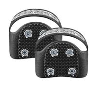 Crampones para zapatos, crampones para botas de senderismo,Pinza de acero inoxidable Spike antideslizante hielo | Capas de nieve con 5 picos de tracción Reflectantes crampones hielo