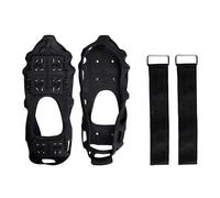 Crampones para zapatos de hielo, 1 par de invierno con correas | Crampones De Nieve Y Hielo Para Zapatos Y Botas 24 Dientes Adecuados Para Montañismo Caminata Pesca Senderismo Hombres