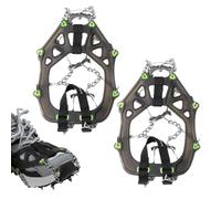 Crampones para zapatos de nieve y hielo antideslizantes resistentes al frío | Crampones De Hielo Para Tracción Para Senderismo Pesca Alpinismo Escalada - Hombres Mujeres Adultos