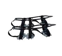 Crampones Pinza for Hielo, 1 par, 24 Dientes, Zapatos Antideslizantes, Botas, Senderismo, Escalada, Picos, Cadena, Cubierta de crampones Invierno(41-45)