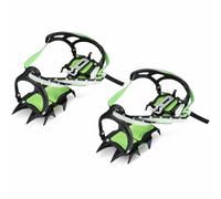 crampones universales, antideslizantes 14 dientes de acero para senderismo en nieve caminatas en hielo y actividades invernales