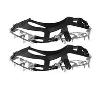 Crampones universales antideslizantes de acero inoxidable para zapatos de nieve y hielo, para mujer, deportes al aire , senderismo, caminar, escalada, pesca, mochileros, jardín, parque, patio