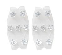 Crampones universales para zapatos, puntas de hielo de 7 dientes, accesorio para zapatos de nieve y hielo, herramienta de agarre de invierno invisible, senderismo al aire libre, caminar, escalar