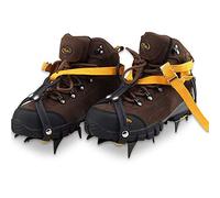 Crampones VGEBY Crampones Ganchos metálicos para zapatos de escalada Antideslizantes para nieve o hielo Deportes extremos