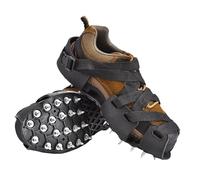 Crampons Ice Cleats, Anti Slip Traction Cleats, Winter Hiking Spikes, Winter Ice Cleats, 32-Spikes Anti-Slip Crampons for Boots, Winter Hiking Spikes for Men, Women, and Youth