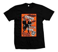 Cramps The Rock n Roll Monster Bash Halloween Flyer Hand Screened Pre Shrunk 100% Cotton tee Tshirts Camisetas y Tops(Small)