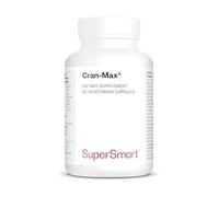 Cran-Max - Solución natural contra las infecciones urinarias - Concentrado estandarizado de arándano rojo con un 7,2% de proantocianidinas de tipo A - Sin OGM - Supersmart