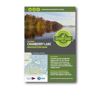 Cranberry Lake Navigation Map | Navegación, senderos y camping | Cinco estanques Wilderness & Cranberry Lake Wild Forest | Alta calidad, impermeable y resistente al desgarro
