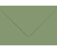 Cranberry Paquete de 25 sobres C6 de color verde oliva mate de 114 mm x 162 mm, engomados, 100 g/m², ajuste A6