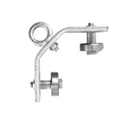 Crane Bearing Wheel Angle - Iron Cable Pulley Lifting, Ergonomic, Ring High Load Wire, Rope Suspending Towing Equipment Forprofessionals | Multipurpose Outdoor Indoor Utility Premium